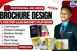 design digital brochure, lead magnet, brochure design, catalog design checklist