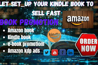 set up amazon kdp ads, to rank your book kindle book promotion , ebook marketing