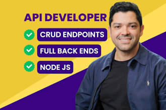 be your professional nodejs developer for backend and full stack apps