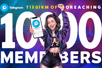 promote your telegram channel, telegram group,telegram engagement