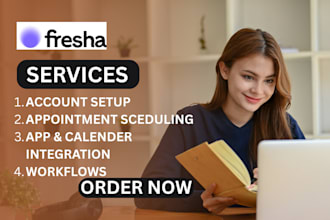 set up fresha acuity scheduling simply bookme vagaro booking