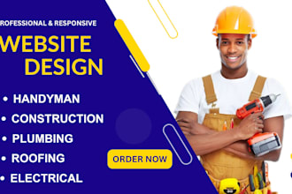 create a plumbing, construction, handyman, electric business wordpress website