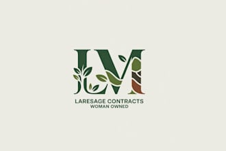 design a professional and urgent landscape logo in 24 hours
