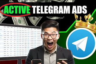 telegram ads, forex promotion to 5m forex traders, crypto telegram forex channel