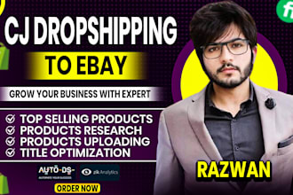 do cj dropshipping to ebay and shopify top listings