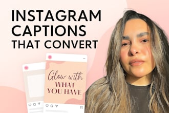 write SEO engaging instagram captions to grow your brand