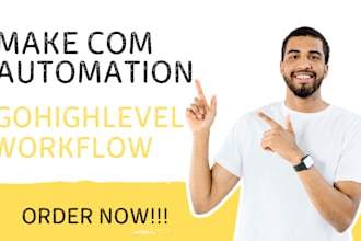 do gohighlevel workflow makecom automation ghl API integration make com