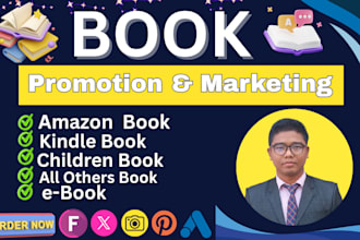 do amazon book promotion and kindle ebook marketing, childrens book advertising