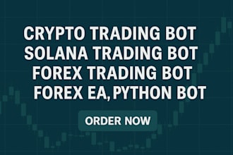crypto trading bot, solana trading bot, forex trading bot, forex ea, tradingview