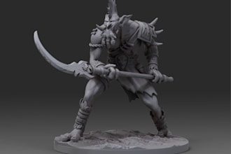 do 3d print model gametoy, warhammer 40k,war craft,miniature for stl file,resin