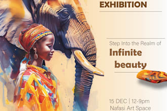 design stunning posters for events, promotions or ads