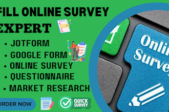 fill online survey qualtrics google form jotform questionnaire market research
