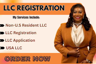do llc business registration llc agent attorney for non USA resident foreign
