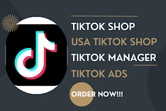 setup, manage tiktok shop, tiktok affiliate, dropshipping tiktok shop marketing