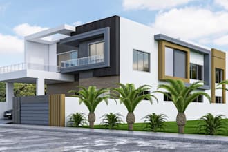 do 3d architectural interior and exterior design realistic render 3d environment