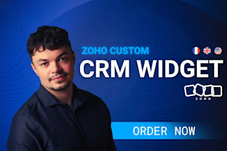 create a zoho CRM widget for your business