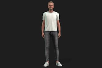 do stunning 3d creature, characters with pbr texture, ue5 rig, uv map, animation