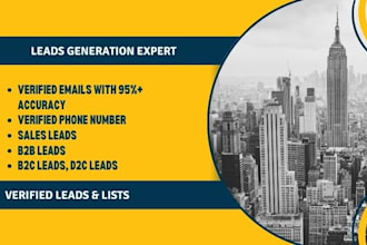 generate b2b leads and build a niche email list for outreach