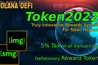 fork token2022 tax token reward system like img or smg