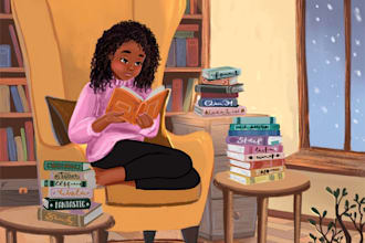 illustrate african american children storybook illustrations