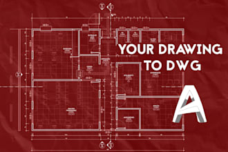 draw architectural drawing, plans, elevations, etc in cad