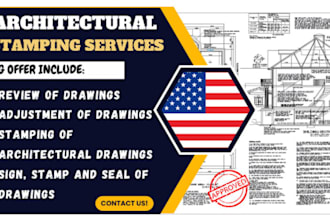 review stamp as licensed civil and structural engineer in california and georgia