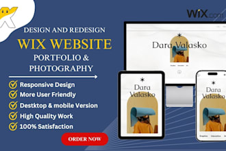 create wix portfolio website redesign wix photography  design wix online course