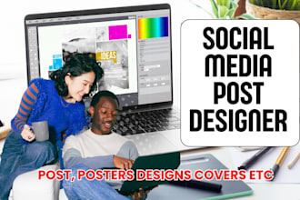 design modern social media posts