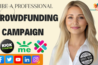 create and promote your fundraising campaign kickstarter gofundme promotion