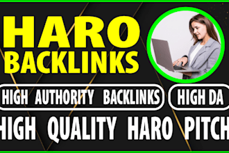 get high quality backlink with haro pitches and replies