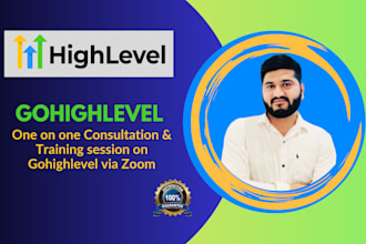 provide you go high level consultation and gohighlevel training