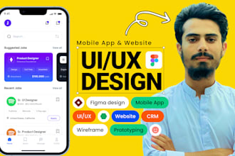 figma design, UI UX design for mobile app using figma, website UI UX design