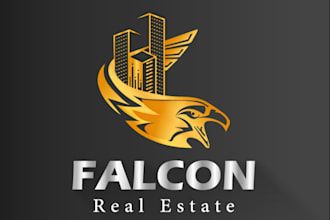 design real estate logo and business brand identity and branding kit