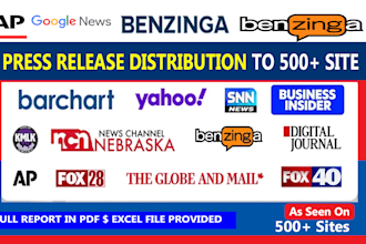 submit press release and do press release distribution