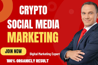 be your crypto social media manager growth crypto project
