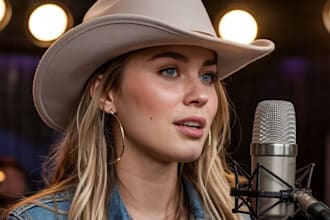 be your female country singer, write a custom acoustic song, custom country song