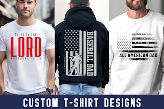 do unique trendy t shirt design for your brand and apparel