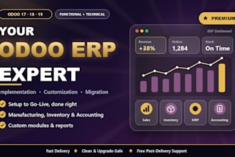 implement, customize and configure odoo erp 17, 18, 19 for your business