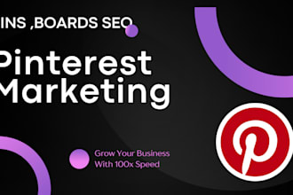 create pins and boards as a pinterest marketing manager