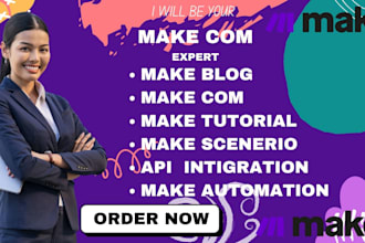 setup make com automation, made com, zapier automation