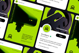 design premium social media kit for your brand
