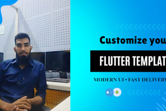 customize your flutter app UI and integrate apis