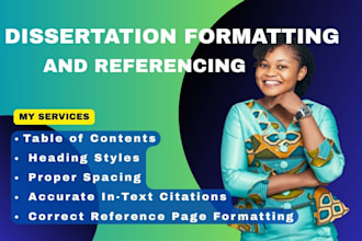 edit, proofread, and format your dissertation and thesis