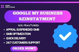 fix gmb appeal unsuspended google my business listing suspension reinstate gmb