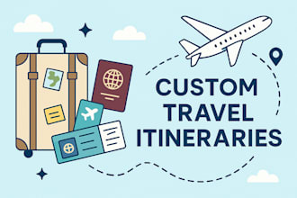 create a custom travel itinerary for any destination