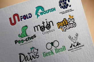 do minimalist logo design, brand identity and branding kit