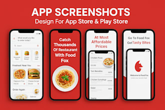 design elegant app screenshot for appstore and play store