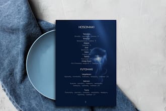 design your elegant menu
