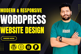 create responsive wordpress website design and development
