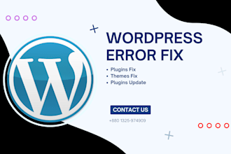 fix wordpress error and update all plugin